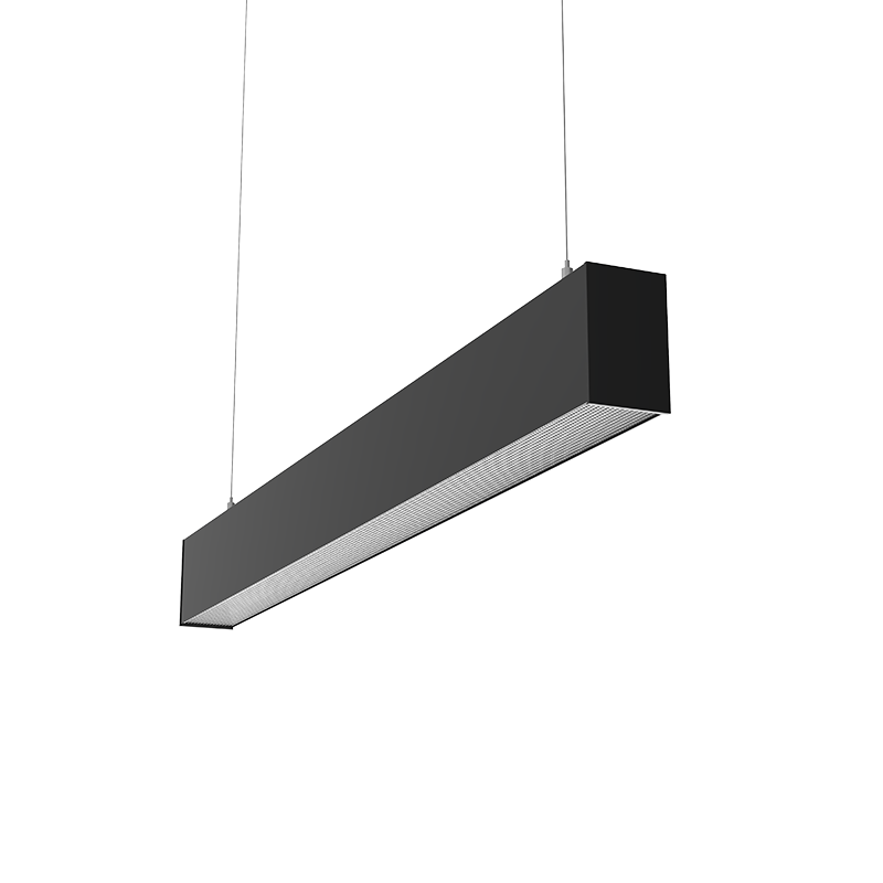 Светодиодный светильник VARTON X-line 0,5 м 15 Вт одиночный подвесной 507x63x100 мм IP40 RAL9005 черный муар Tunable White (3000-6500K) с рассеивателем PRISM с декоративным проводом 2 м и комплектом подвесов 2 м диммируемый по протоколу DALI